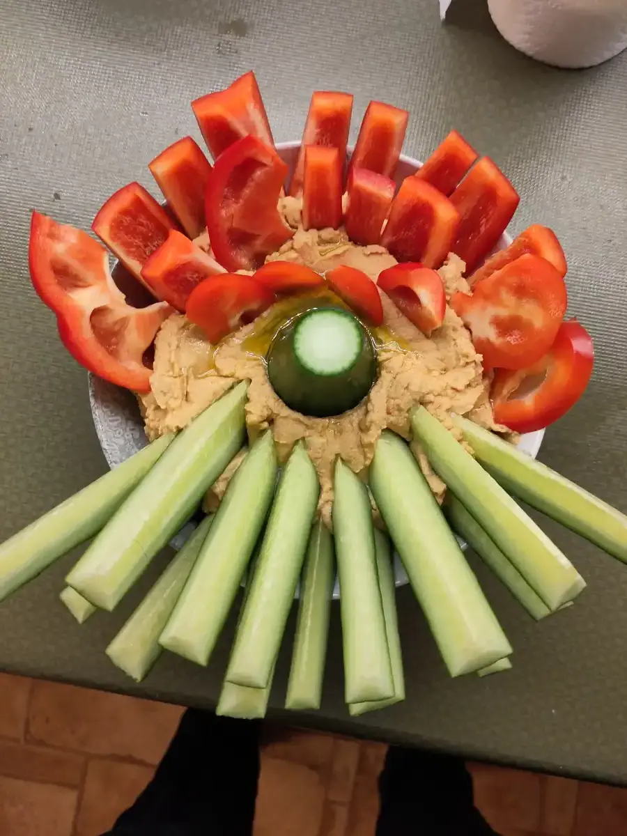 Hummus con Crudités